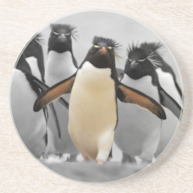 Rockhopper Penguins Untersetzer (Vorne)