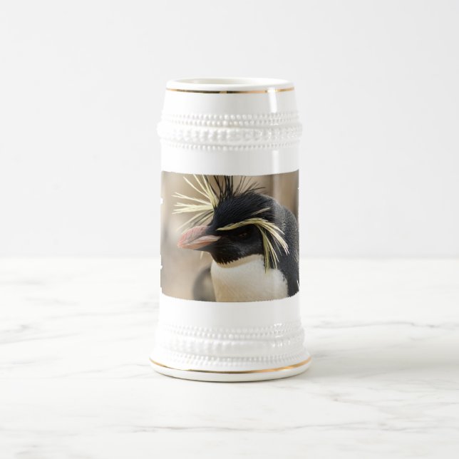 Rockhopper Pinguin-Bier Stein Bierglas (Mittel)