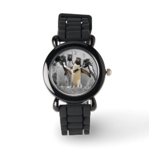 Rockhopper Pinguine Armbanduhr