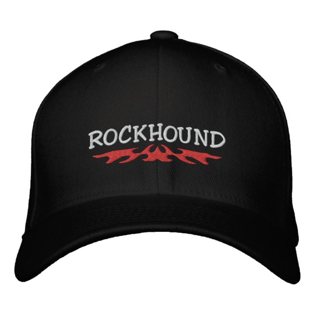 Rockhound bestickte Cap Baseballkappe (Vorderseite)