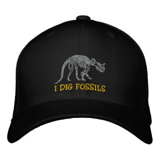 Rockhound "I Dig Fossils" bestickte Hülle Kappe
