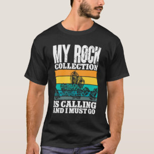 Rockhound Retro Meine Steinsammlung ruft und T-Shirt