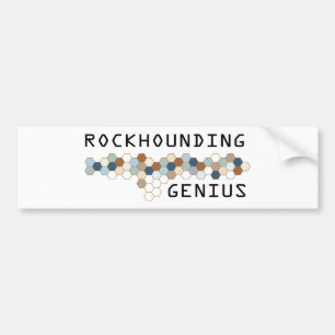 Rockhounding Genie Autoaufkleber