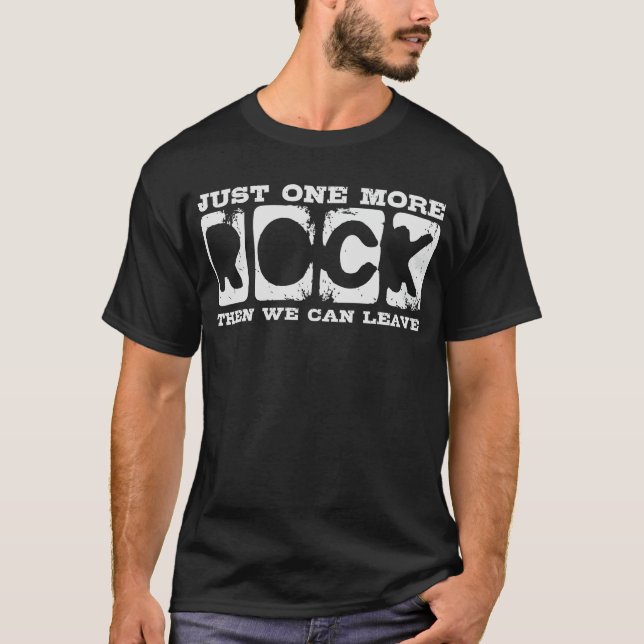 Rockhounding Joke Rock Rockhound Collector T-Shirt (Vorderseite)
