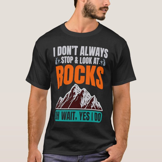 Rockhounding Rockhound Schist Happens Geode Rock H T-Shirt (Vorderseite)