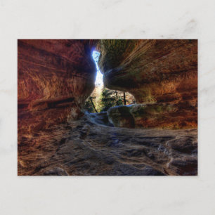 Rockhouse, Hocking Hills Staat Park, Ohio Postkarte