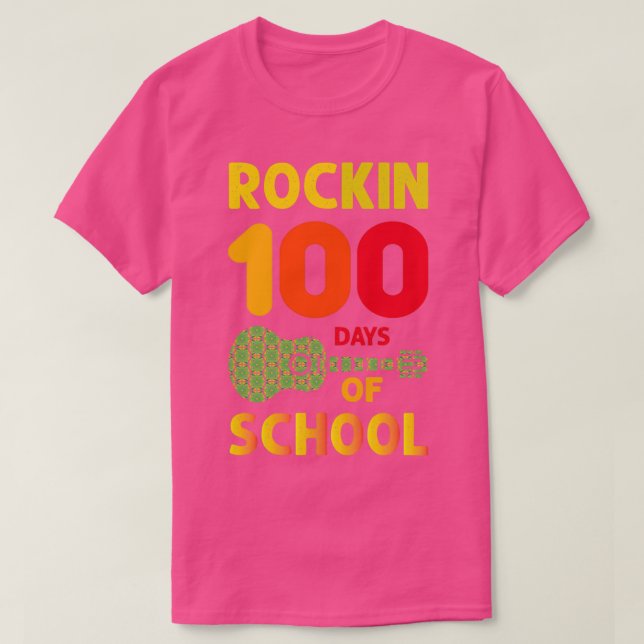Rockin 100 Tage der Schule 4 T-Shirt (Design vorne)