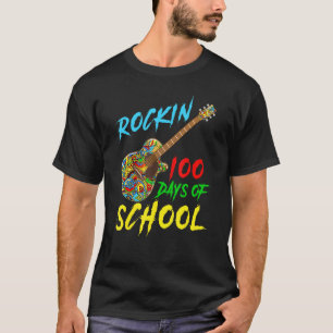 Rockin 100 Tage der Schule Rock Boys Lehrer T-Shirt