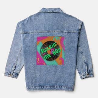 Rockin '80er jeansjacke