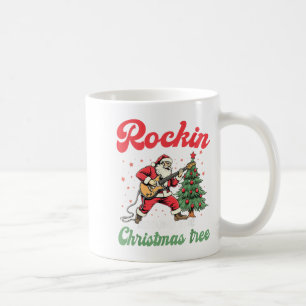 Rockin Around Christmas Tree Rock Music Gitarre Xm Kaffeetasse