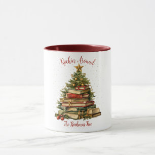 Rockin Around The Bookmas Tree Tasse