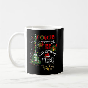 Rockin Around The Christmas Gitarren-Weihnachtsbau Kaffeetasse