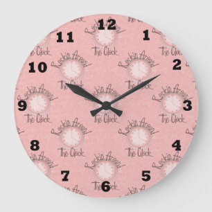 Rockin' Around The Clock Wall Clock Große Wanduhr