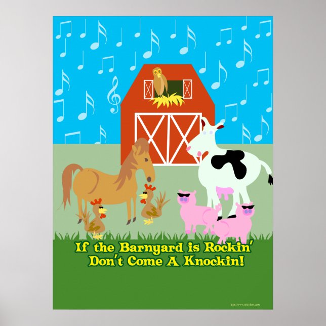 Rockin Barnyard Poster (Vorne)