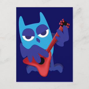 Rockin' Blue Owl Postkarte