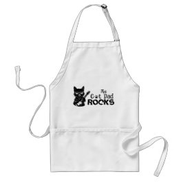 Rockin' Cat Dad Erwachsenenschürze Schürze