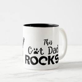 Rockin' Cat Dad Tasse