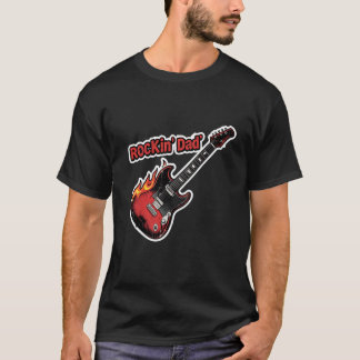 Rockin’ Dad – Elektrische Gitarre zum Vatertag T-Shirt