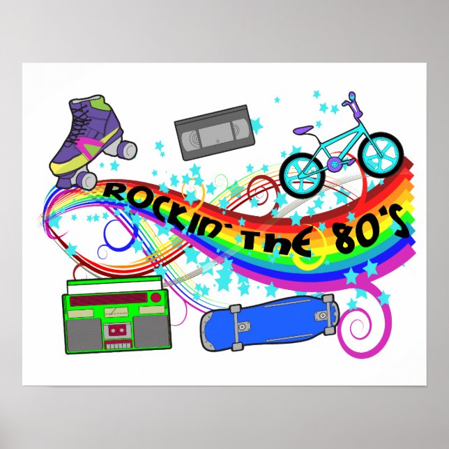 Rockin Der 80er Poster (Vorne)