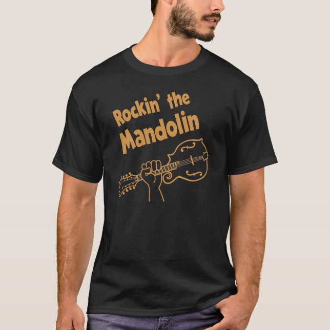 ROCKIN' DIE MANDOLINE T-Shirt (Vorderseite)