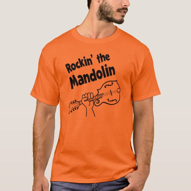 ROCKIN' DIE MANDOLINE T-Shirt (Vorderseite)