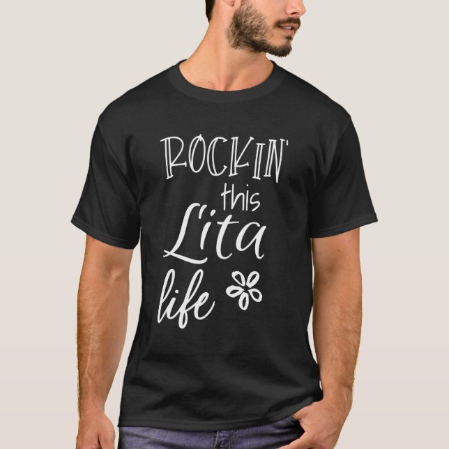 Rockin dieses kleine Leben Spanisch oder mexikanis T-Shirt (Vorderseite)
