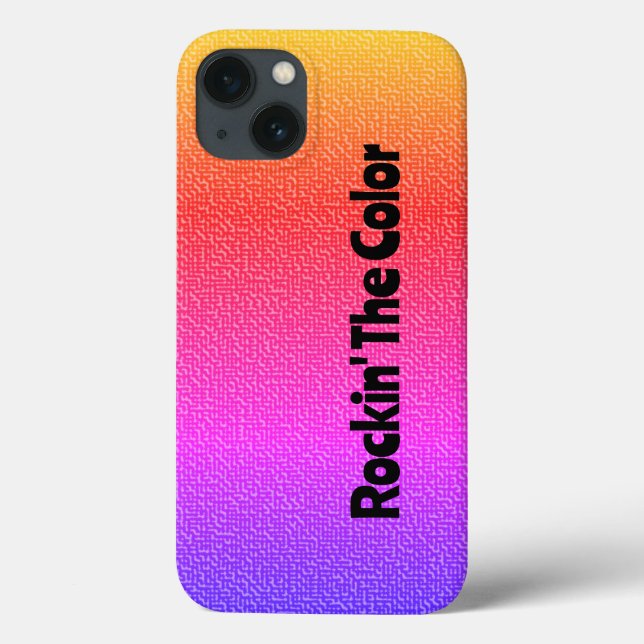 Rockin' Farbe Case-Mate iPhone Hülle (Rückseite)
