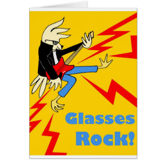 Rockin Glas-Vogelkarte
