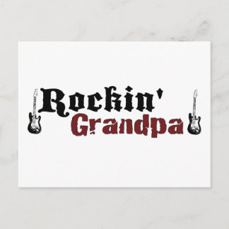 Rockin Grandpa Postkarte