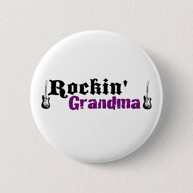 Rockin Großmutter Button (Vorderseite)