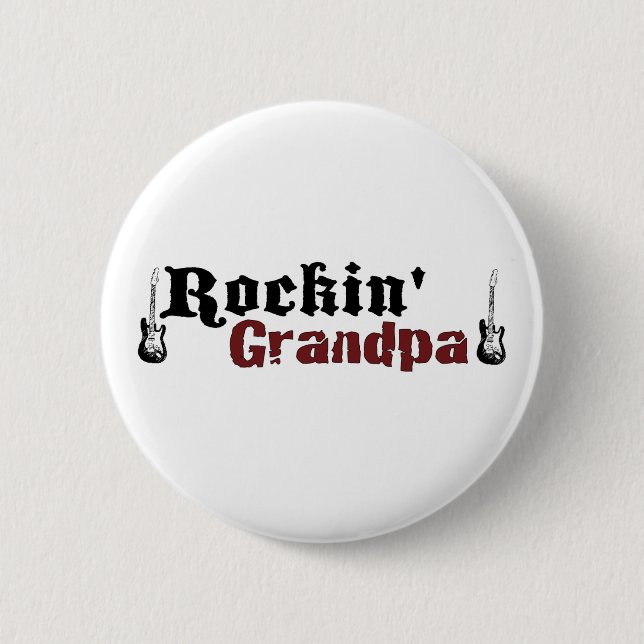 Rockin Großvater Button (Vorderseite)