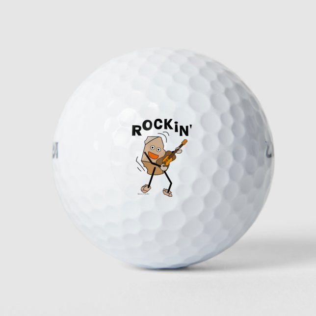 Rockin' Guitar Golfball (Vorderseite)