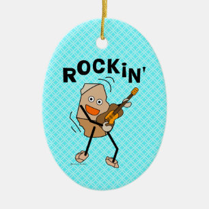 Rockin' Guitar Keramik Ornament