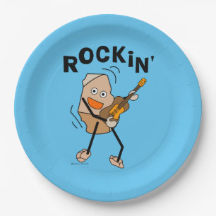 Rockin' Guitar Pappteller
