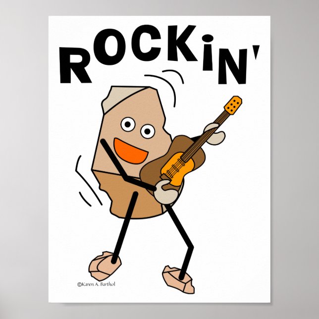 Rockin' Guitar Poster (Vorne)