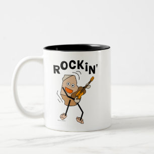 Rockin' Guitar Zweifarbige Tasse