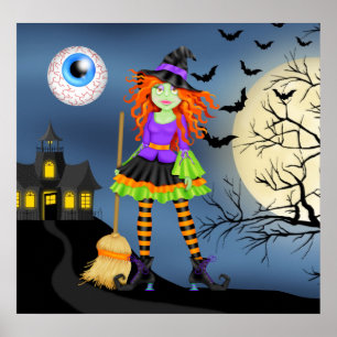Rockin' Halloween Hexe - SRF Poster