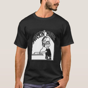 Rockin Haus DJ: Schwarzes T-Shirt
