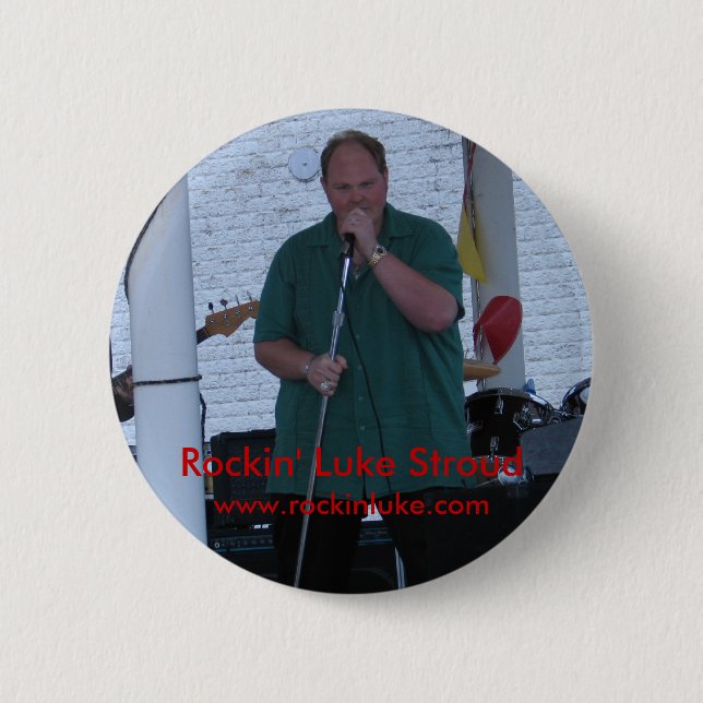 Rockin Luke Stroud Knopf 1 Button (Vorderseite)