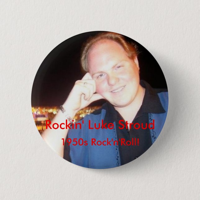 Rockin Luke Stroud Knopf 3 Button (Vorderseite)