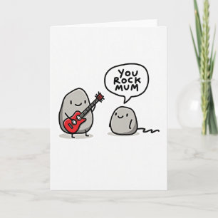 Rockin Mums Pebble Card Karte