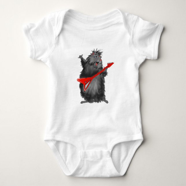 Rockin Nagetier Baby Strampler (Vorderseite)