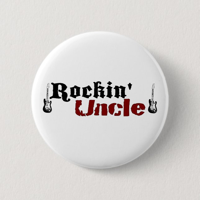 Rockin Onkel Button (Vorderseite)