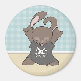 Rockin' Out Bunny Magnet