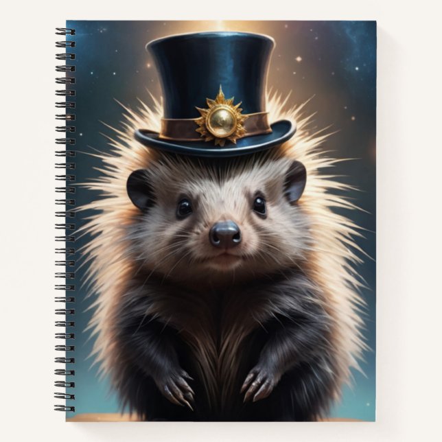 Rockin Porcupin Notizbuch (Vorderseite)