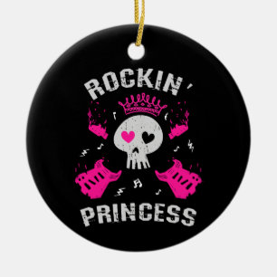 Rockin' Princess Keramik Ornament