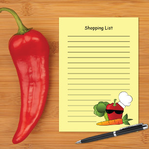 Rockin Red Pepper Shopping List Post-it Klebezettel