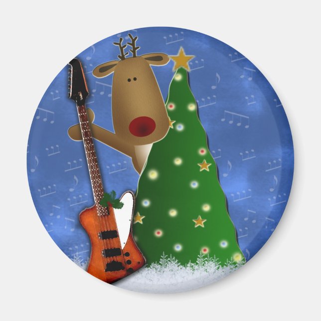 Rockin Reindeer Magnet (Vorne)