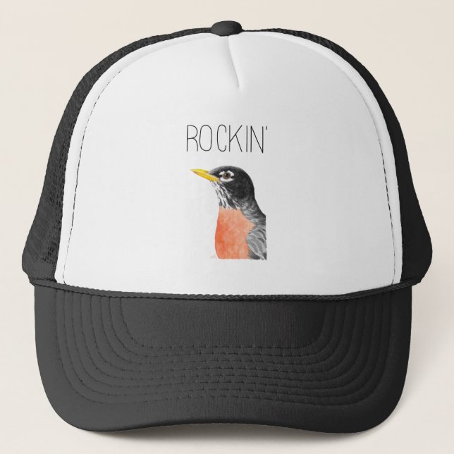 Rockin' Robin (American Robin) Truckerkappe (Vorderseite)