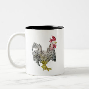 Rockin Rooster Personalisierte Mug Zweifarbige Tasse